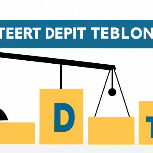 A visual representation of the importance of managing short-term debt in a balance sheet.